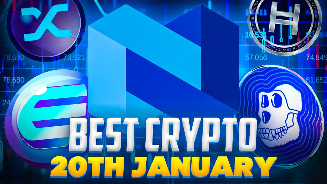 Best Crypto To Buy Today Jan 20 - NEXO, MEMAG, HBAR, FGHT, ENJ, CCHG, APE, RIA, SNX, TARO, D2T